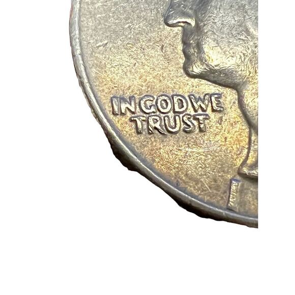 1967 25c Washington Quarter Double Die no Mint Mark - Picture 3 of 5